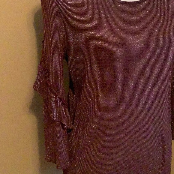 3 for 30 A.n.a xl maroon and silver top - Picture 2 of 3